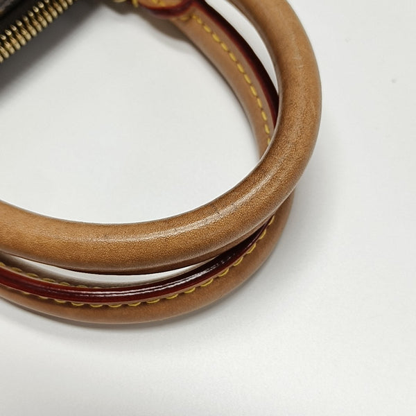 ALMA BB Monogram Coated Canvas Brown