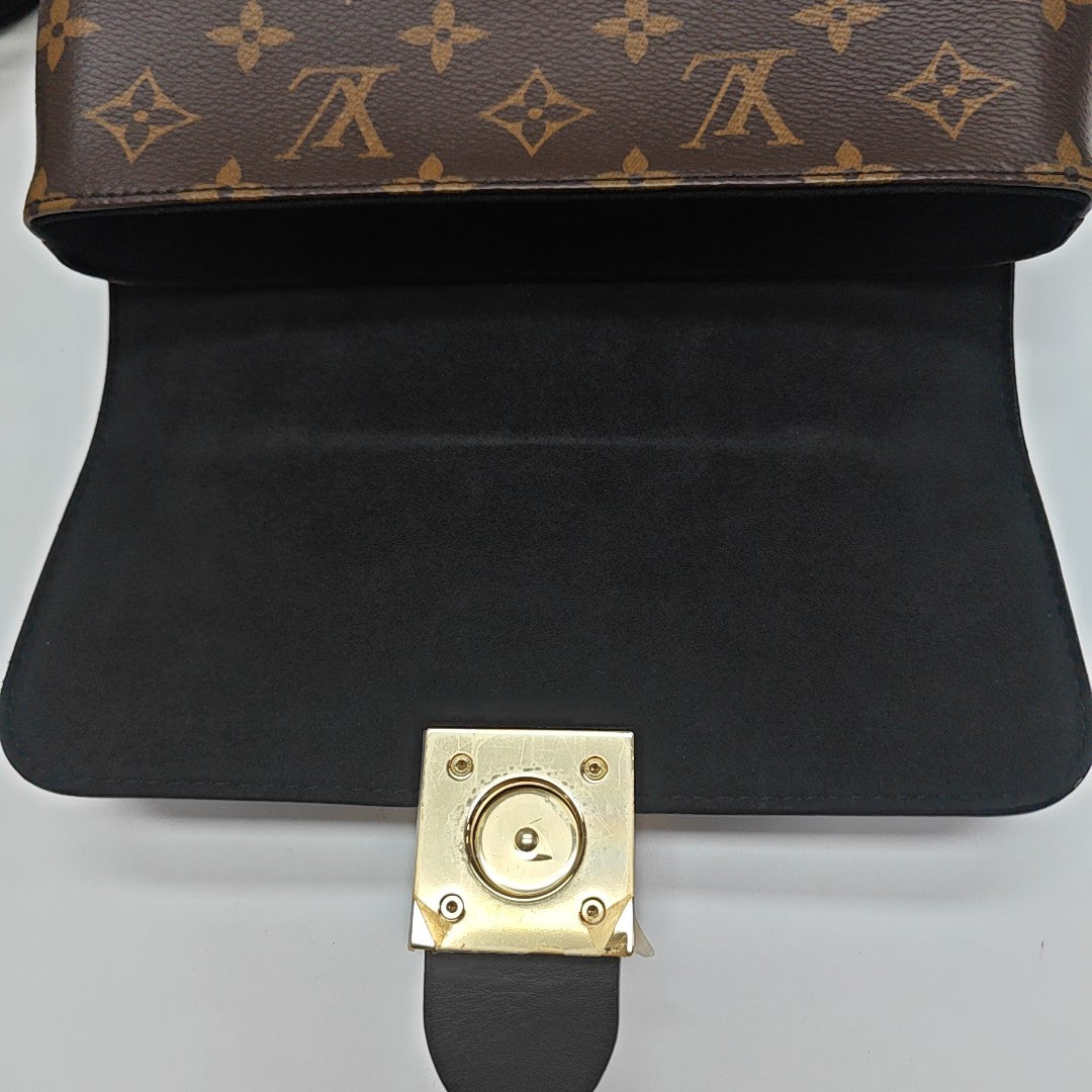 LOCKY BB Monogram Coated Canvas Brown
