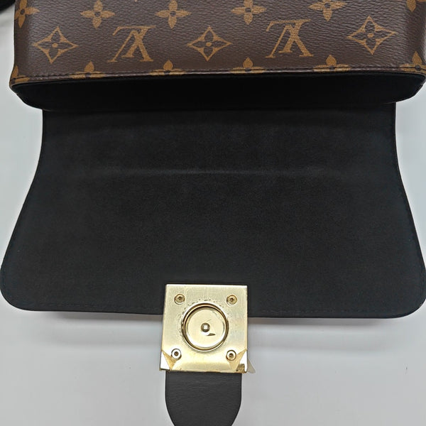 LOCKY BB Monogram Coated Canvas Brown