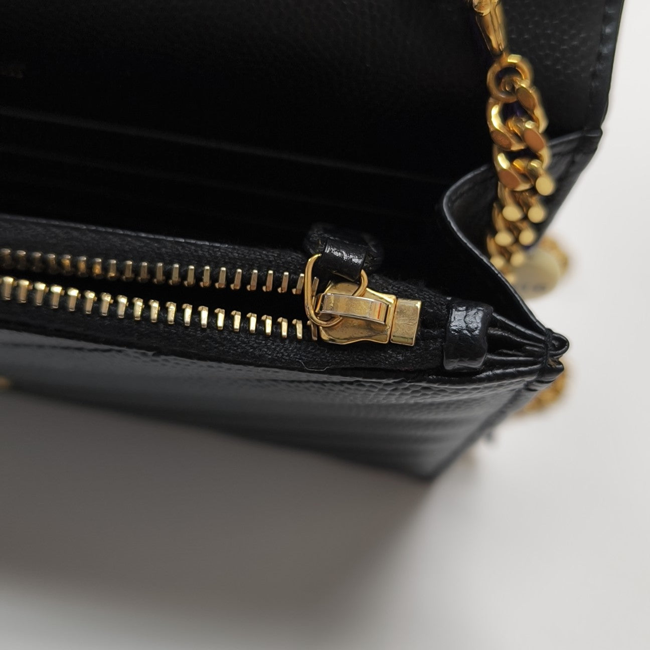 MONOGRAM WOC Chevron Calfskin Black