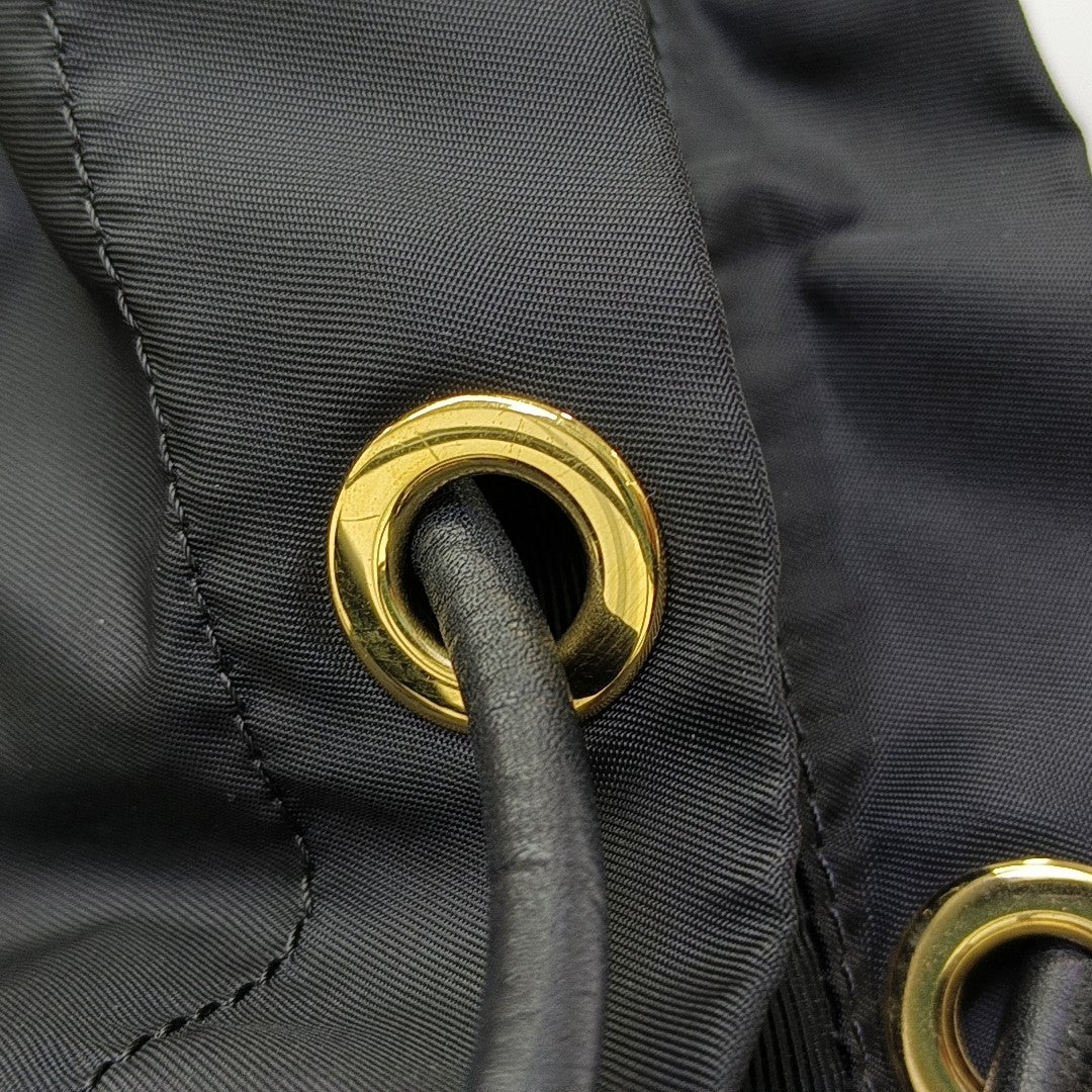 The Rucksack Medium Nylon Black