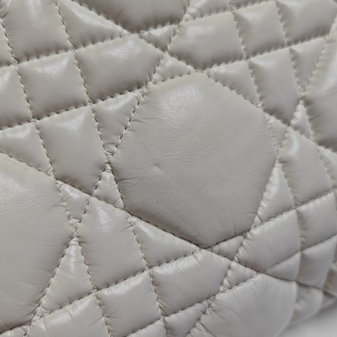 Diorcamp Small Cannage Calfskin White