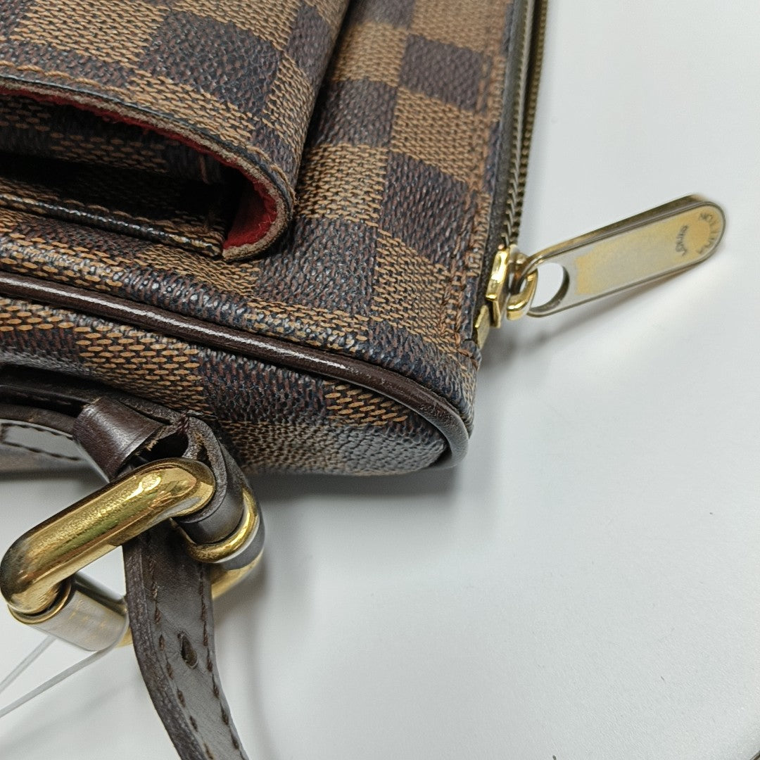 RAVELLO GM Damier Ebene Coated Canvas Brown