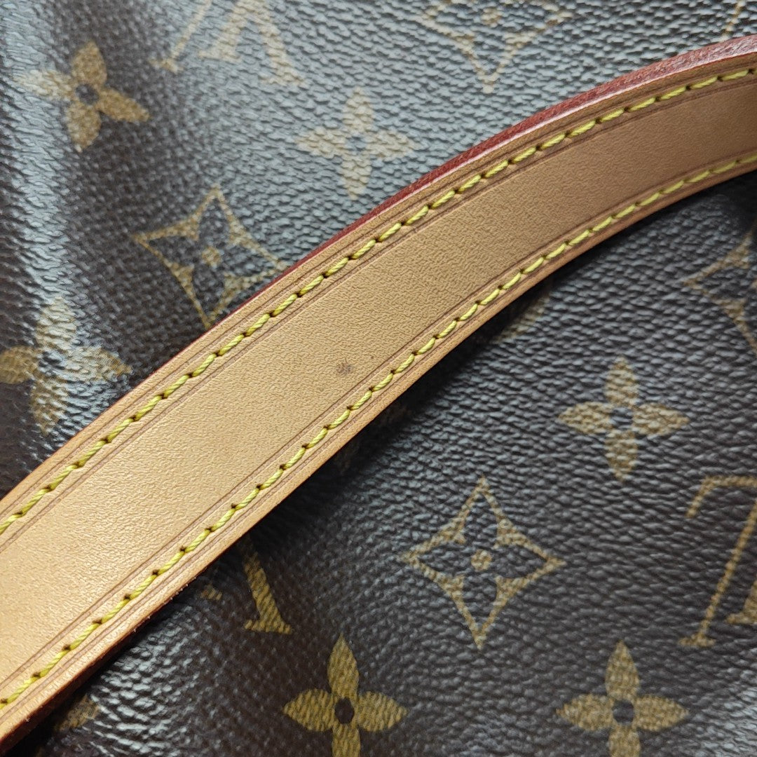 NOÉ BB Monogram Coated Canvas Brown