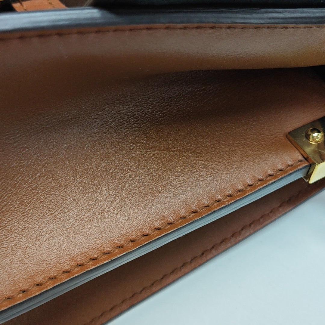DAUPHINE MM Monogram Coated Canvas Brown