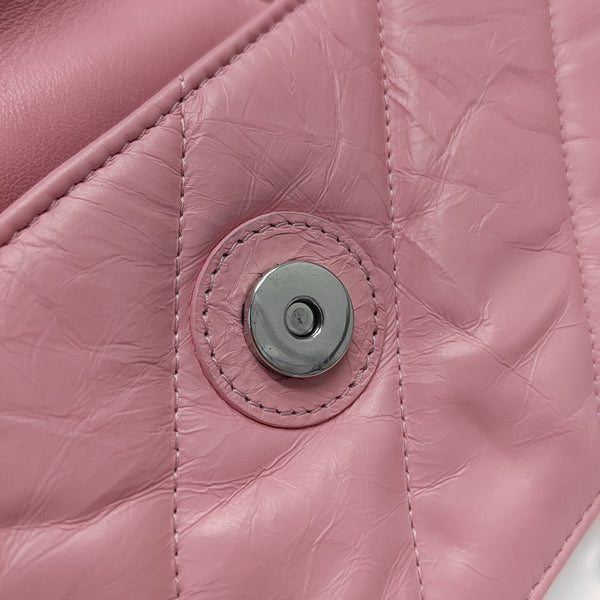 Hourglass Small Quilted Lambskin Pink