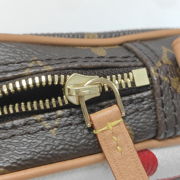 PANAME SET Monogram Coated Canvas Brown