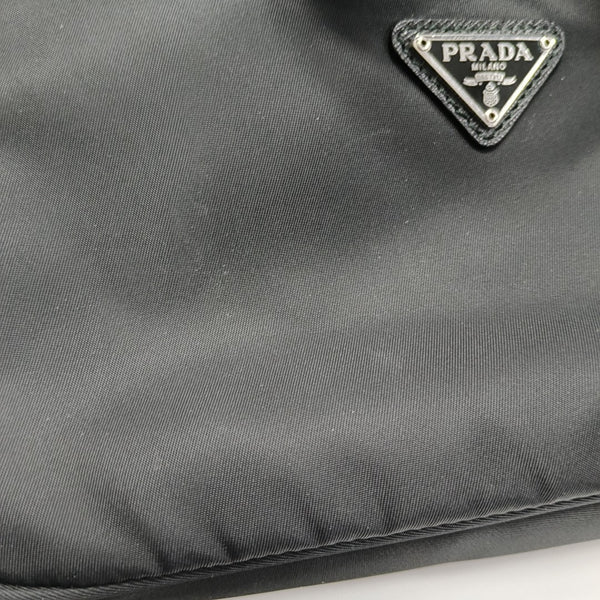 Authenticated pre-owned  Re-Edition2000 Mini Nylon Black - Top Handle Bag at Looply