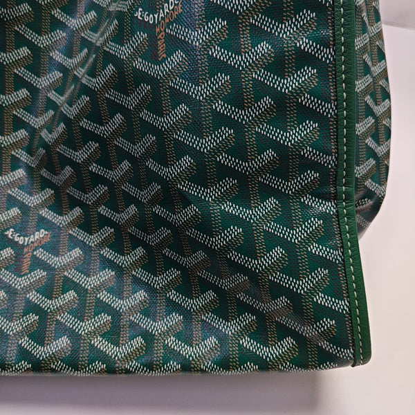 Saint Léger Coated Canvas Green