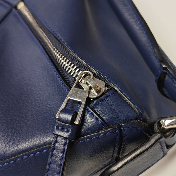 Puzzle Small Calfskin Blue