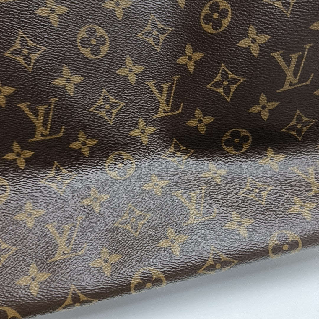 ATLANTIS Monogram Coated Canvas Brown