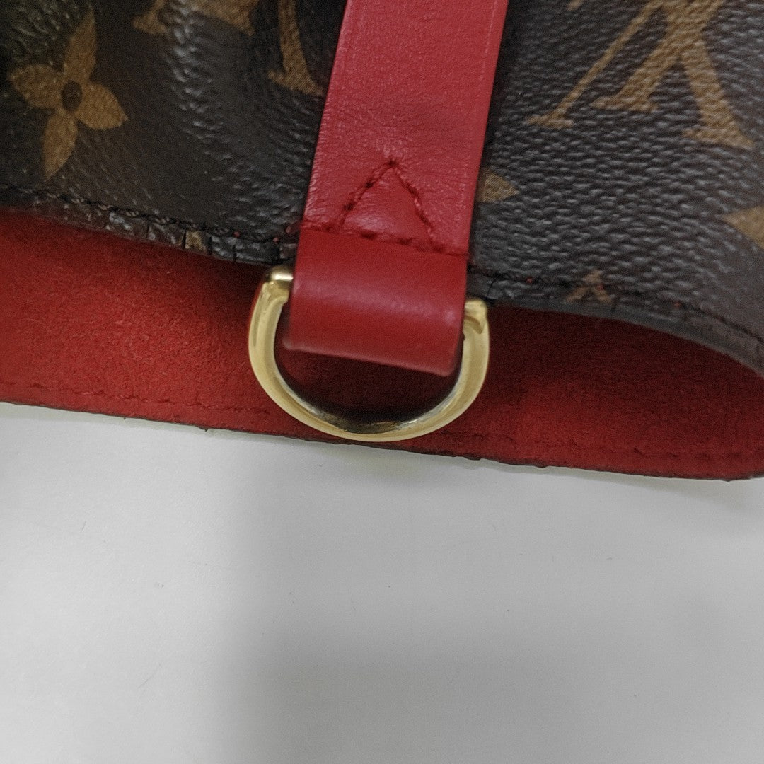 NÉONOÉ MM Monogram Coated Canvas Brown