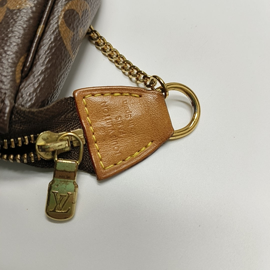 ACCESSOIRES Mini Monogram Coated Canvas Brown
