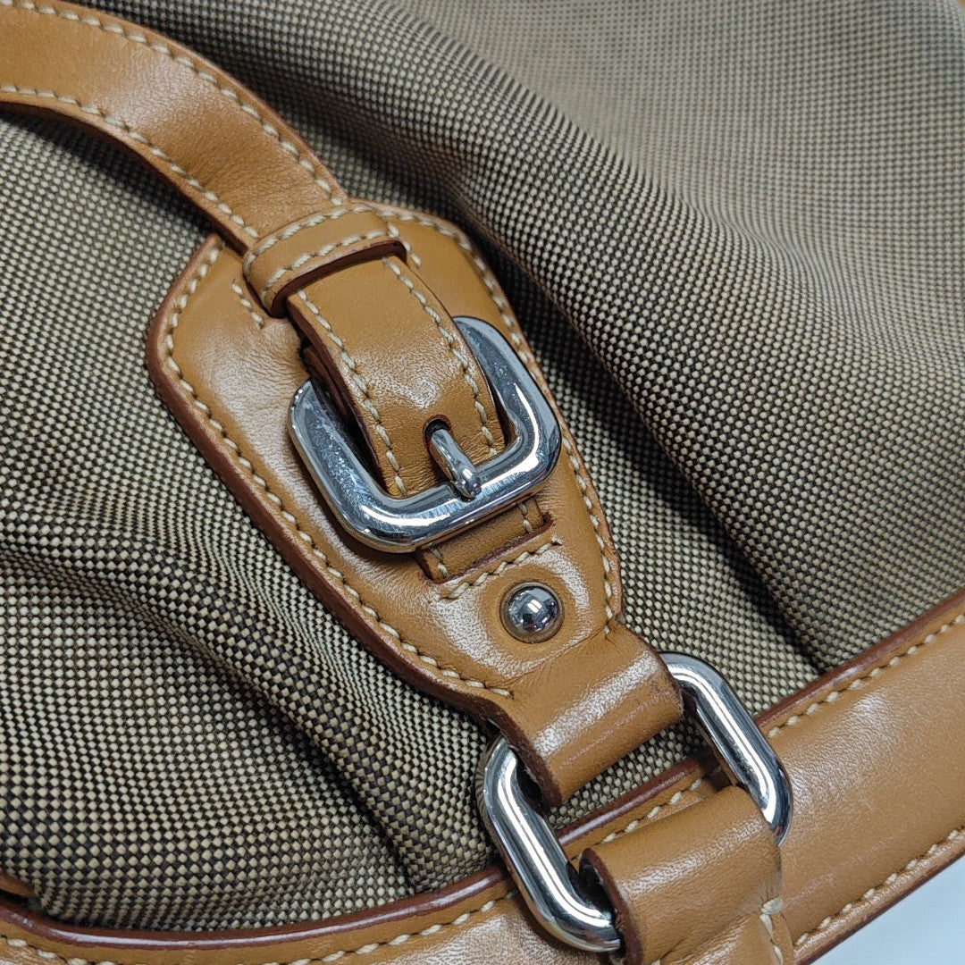 Fabric Tote Bag Brown