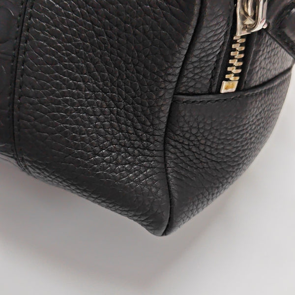 Calfskin Top Handle Bag Black