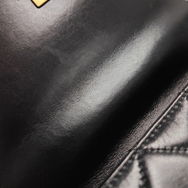 Quilted Calfskin Shoulder Bag Small Black