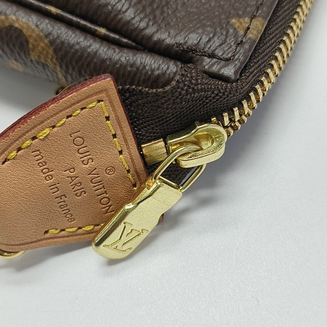 ACCESSOIRES Mini Monogram Coated Canvas Brown