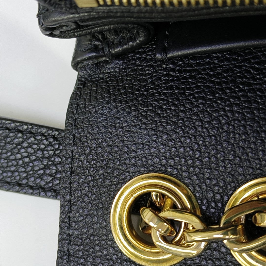 MARCEAU Monogram Calfskin Black