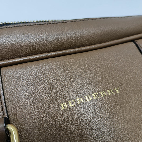 Calfskin Shoulder Bag Brown