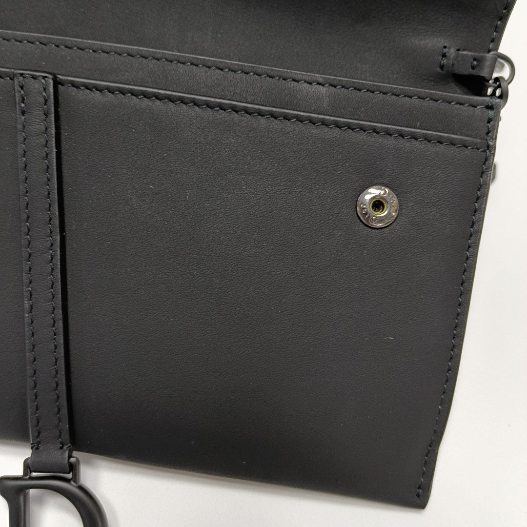 Saddle Mini Calfskin Black