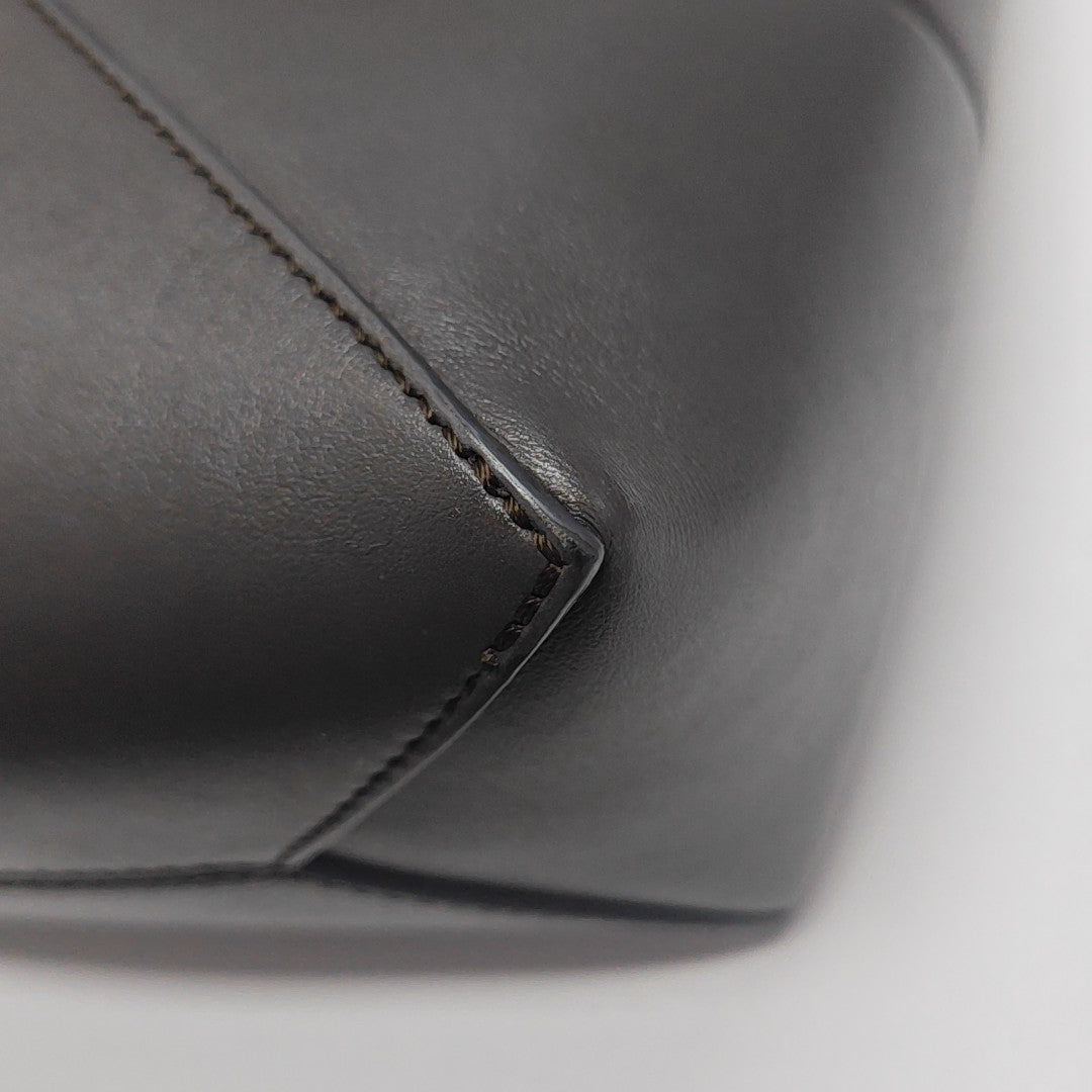 Puzzle Fold Mini Calfskin Gray