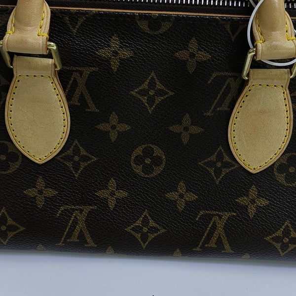 POPINCOURT Monogram Coated Canvas Brown