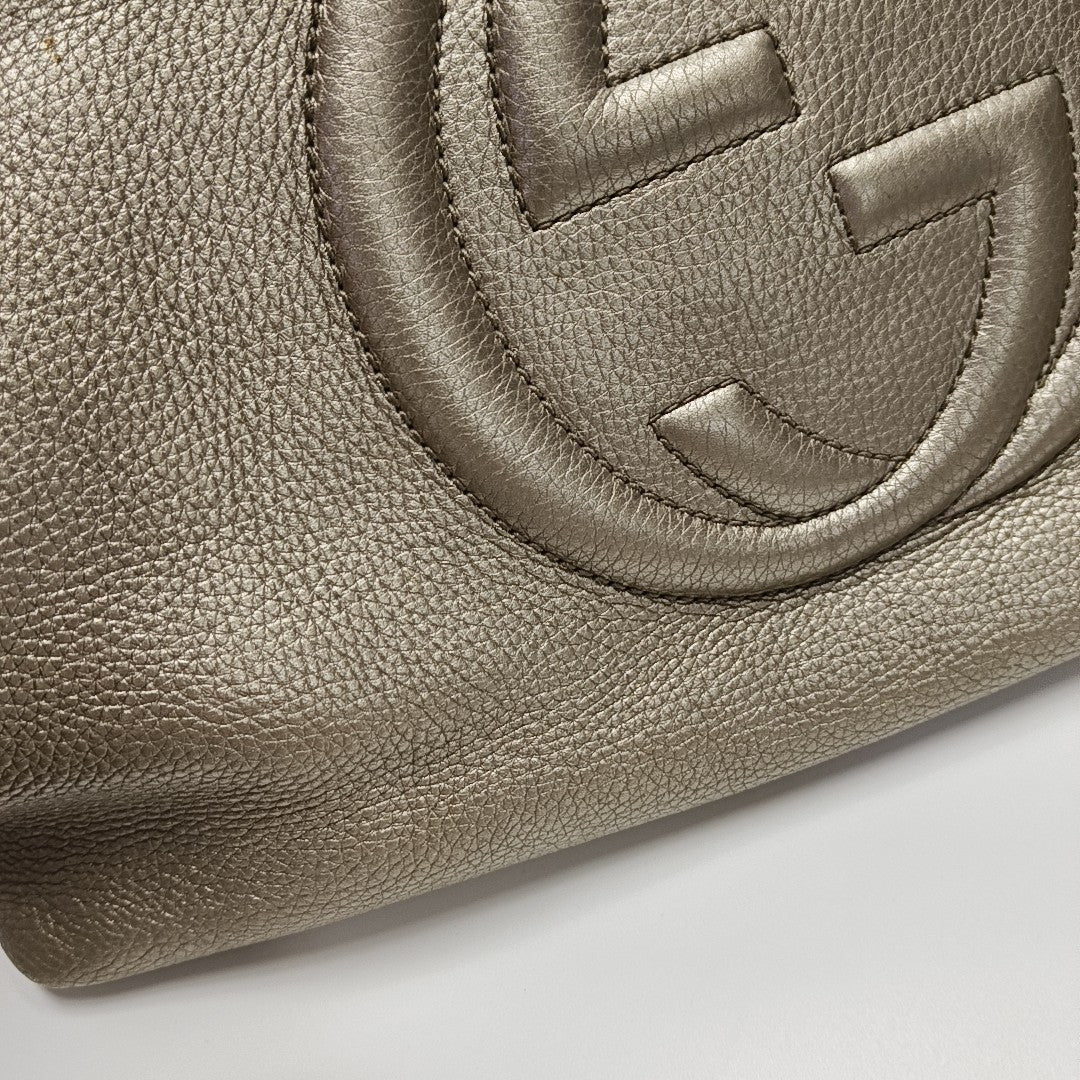 Soho Large Calfskin Beige