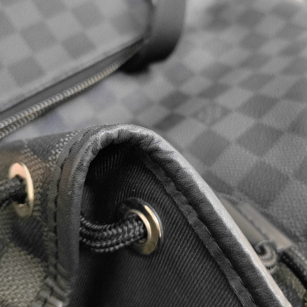 CHRISTOPHER Damier Graphite Coated Canvas Gray