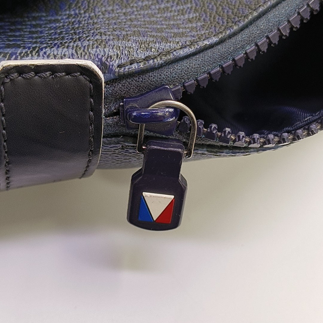 APOLLO Damier Coated Canvas Blue