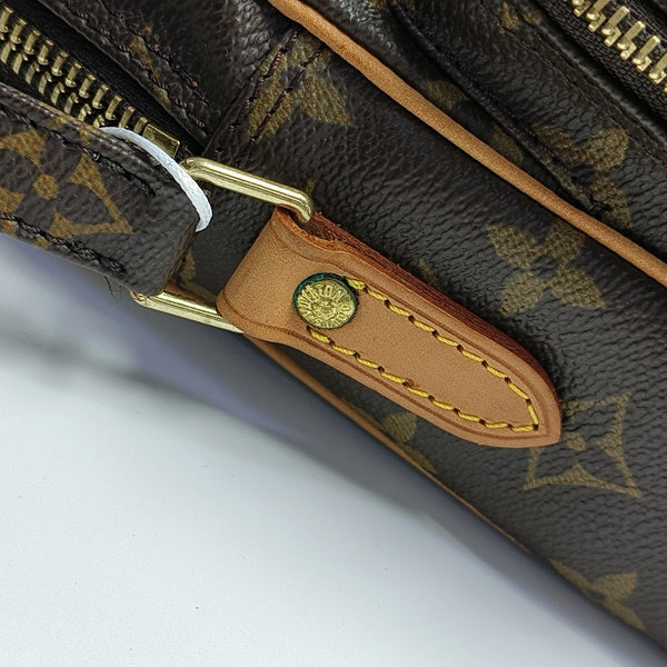 DANUBE Monogram Coated Canvas Brown