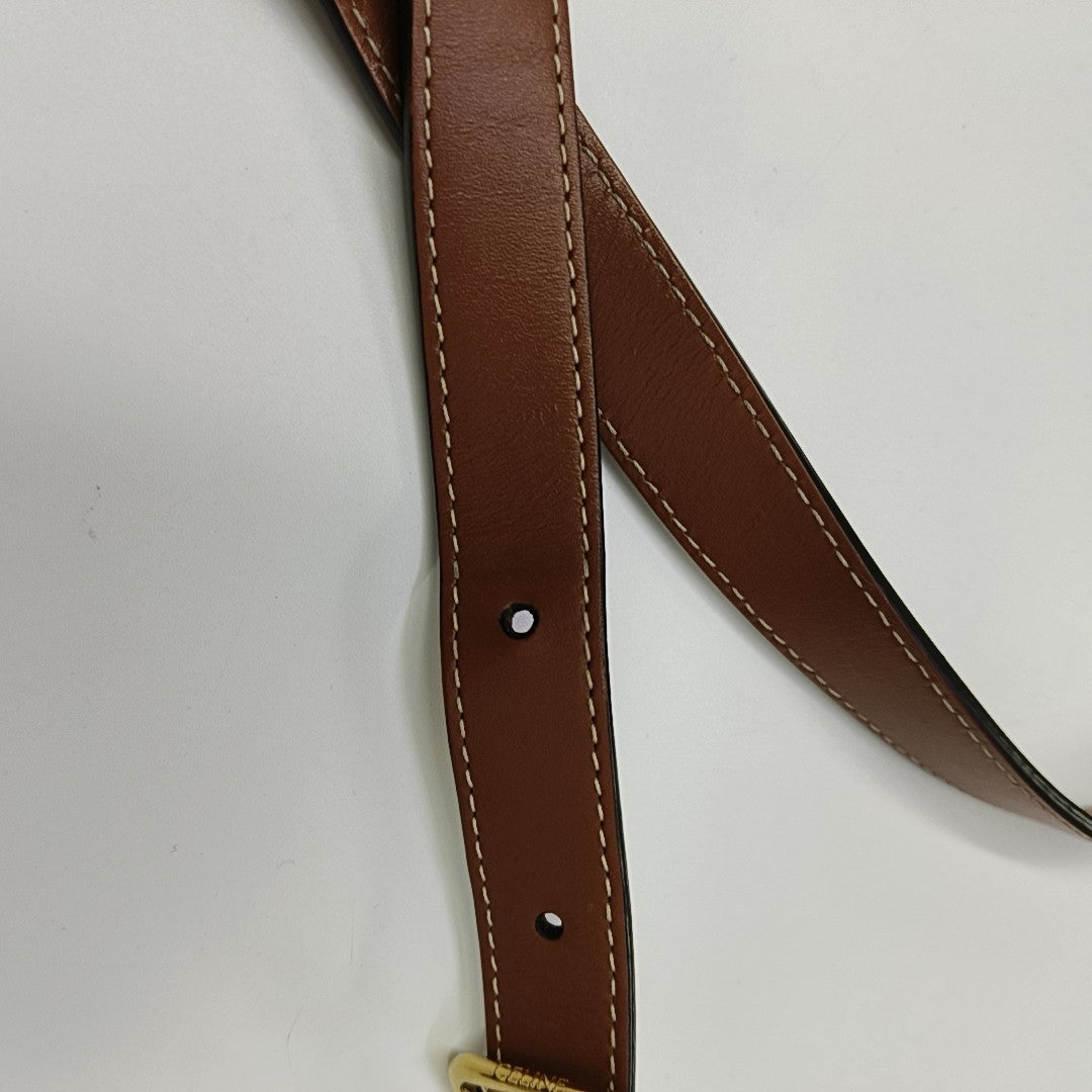 TRIOMPHE CANVAS Small Coated Canvas Brown