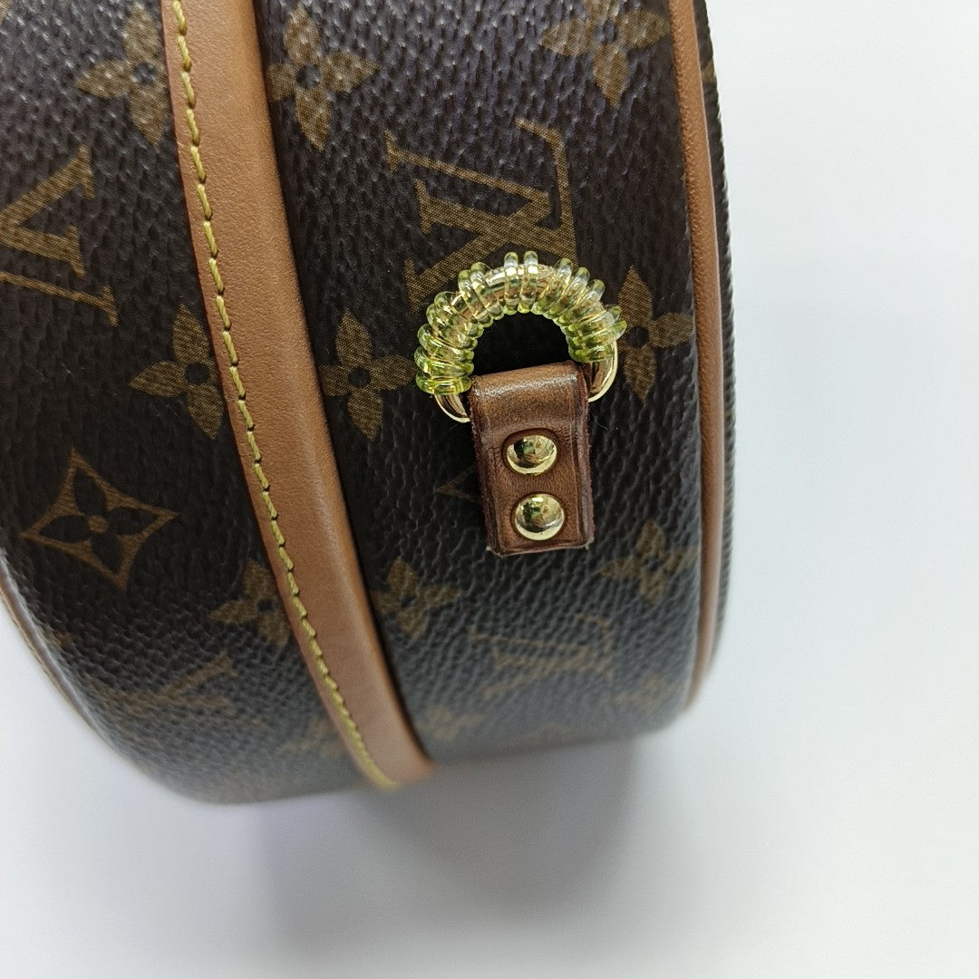 BOITE CHAPEAU PM Monogram Coated Canvas Brown
