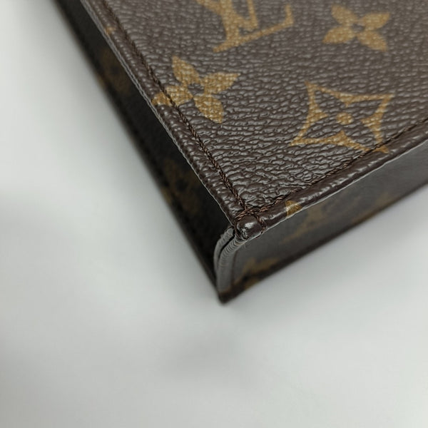 SAC PLAT Mini Monogram Coated Canvas Brown