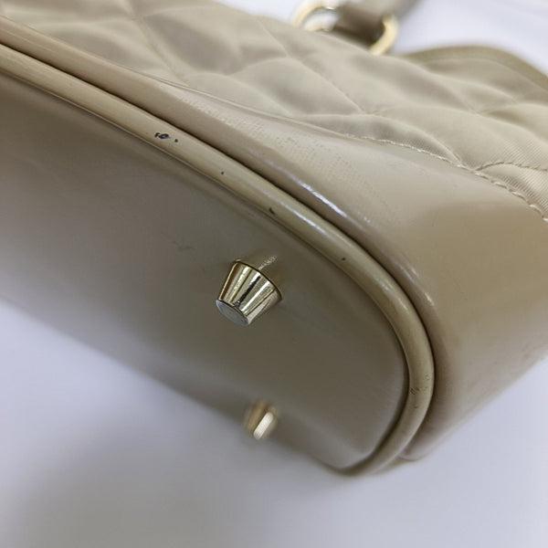Quilted Nylon Beige