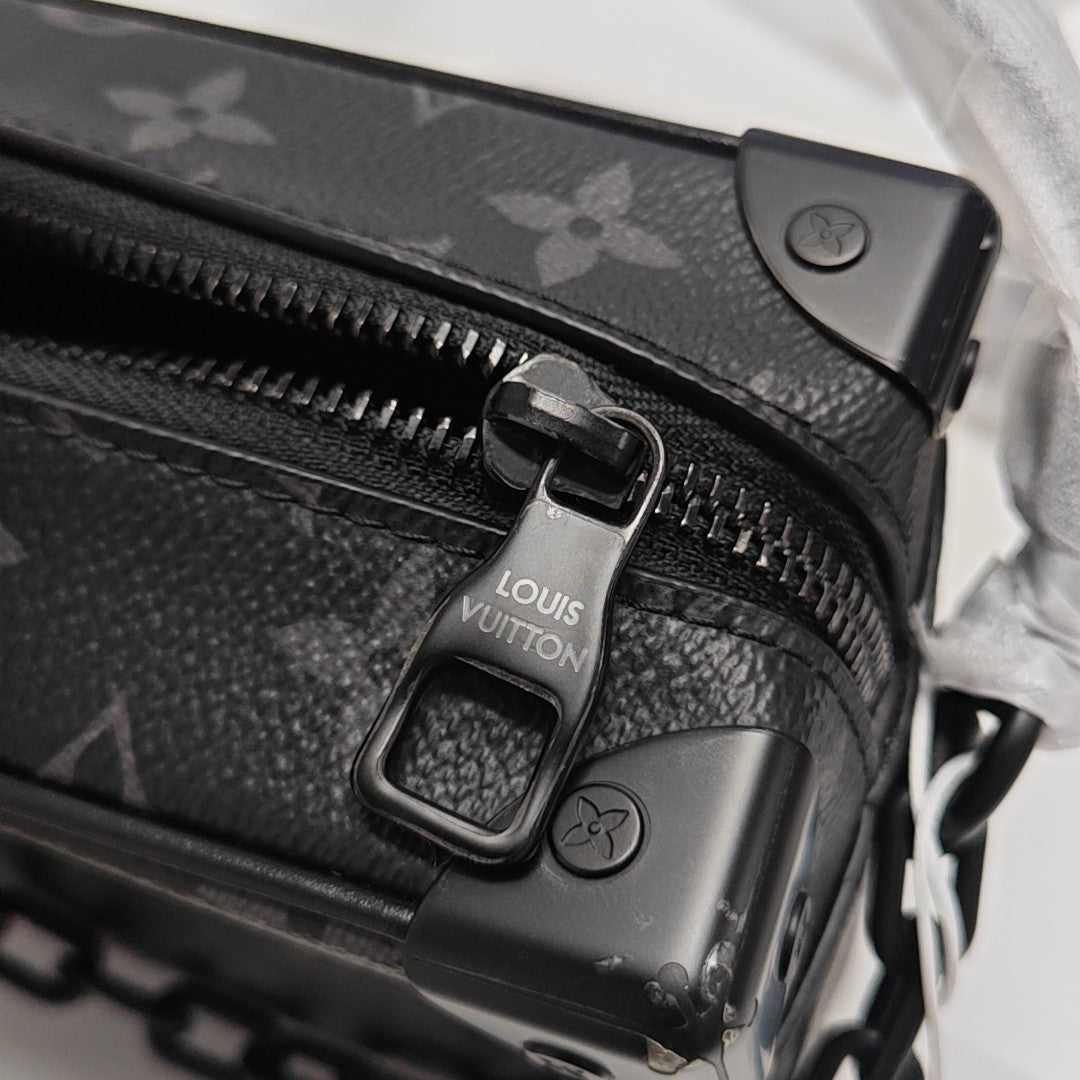 SOFT TRUNK Mini Monogram Coated Canvas Black