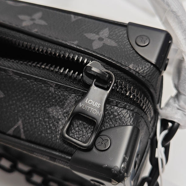 SOFT TRUNK Mini Monogram Coated Canvas Black