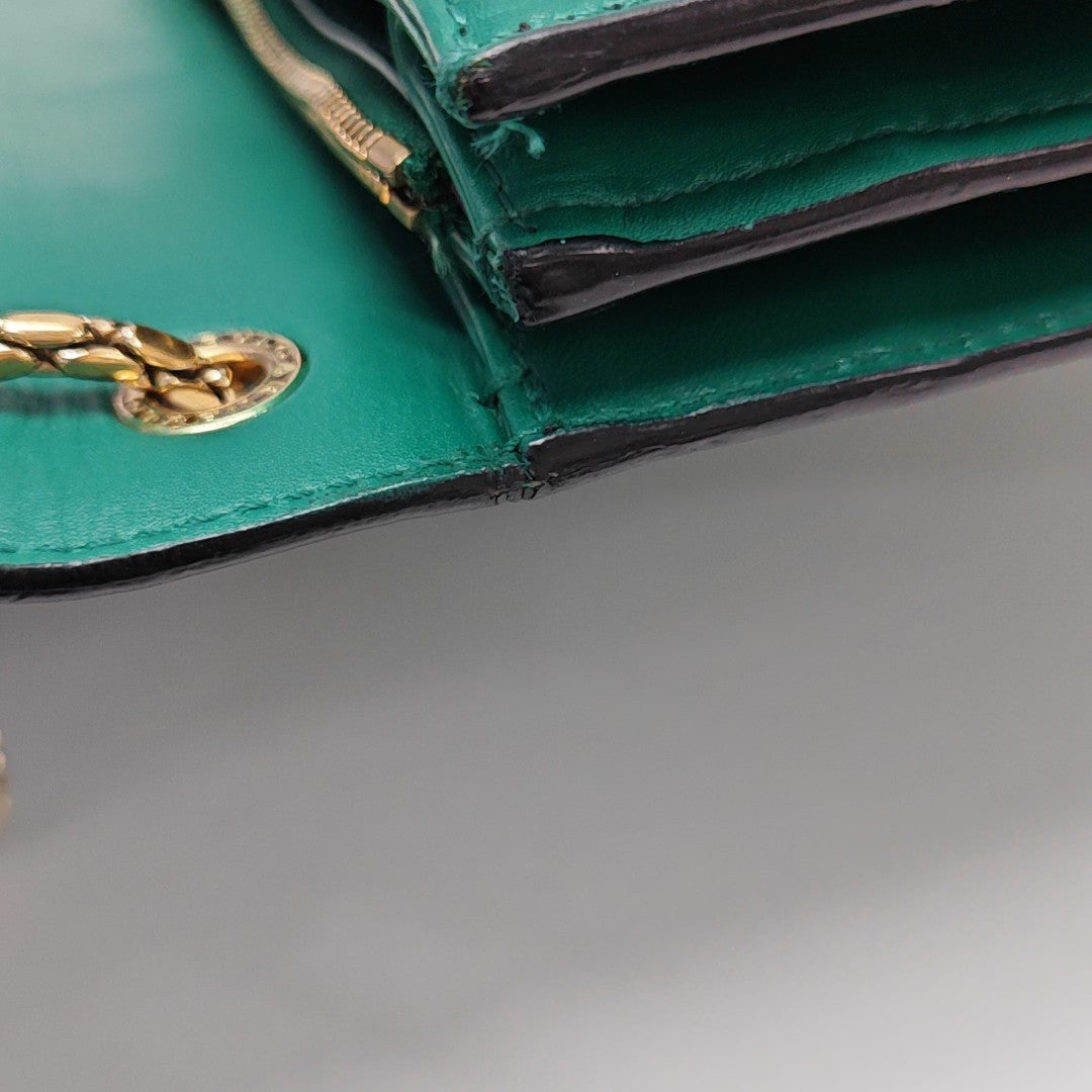 SERPENTI FOREVER Medium Calfskin Green