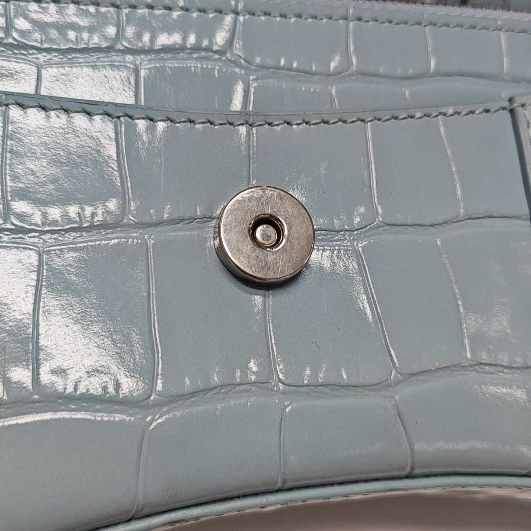 Hourglass Small Calfskin Blue