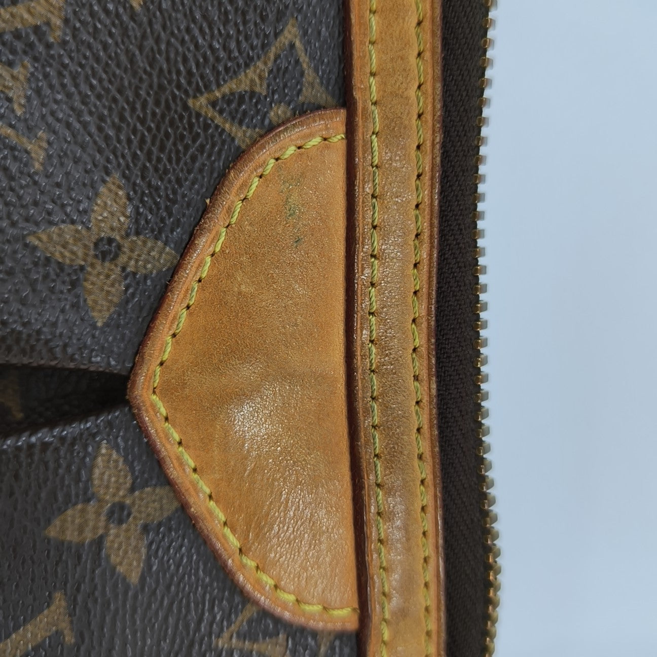 PALERMO GM Monogram Coated Canvas Brown