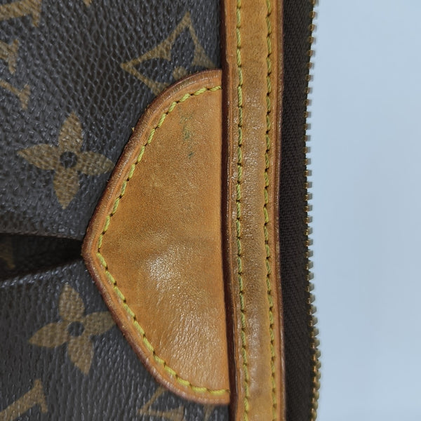 PALERMO GM Monogram Coated Canvas Brown