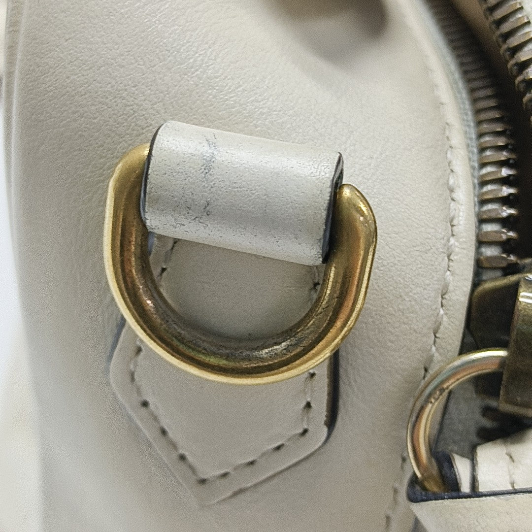 GG Marmont Medium Quilted Calfskin White