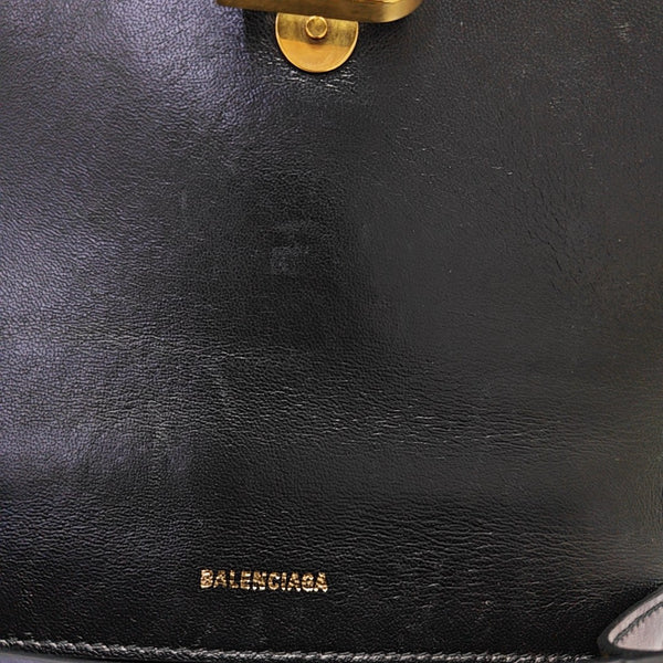 Hourglass S Calfskin Black