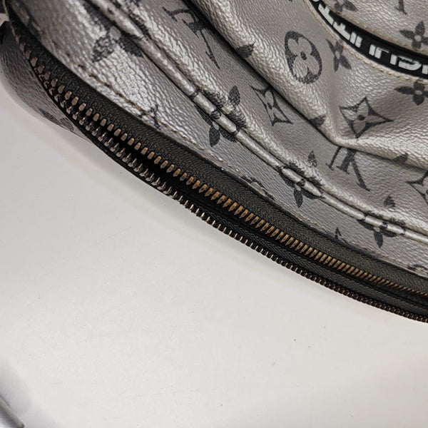 TRIO Monogram Calfskin Gray