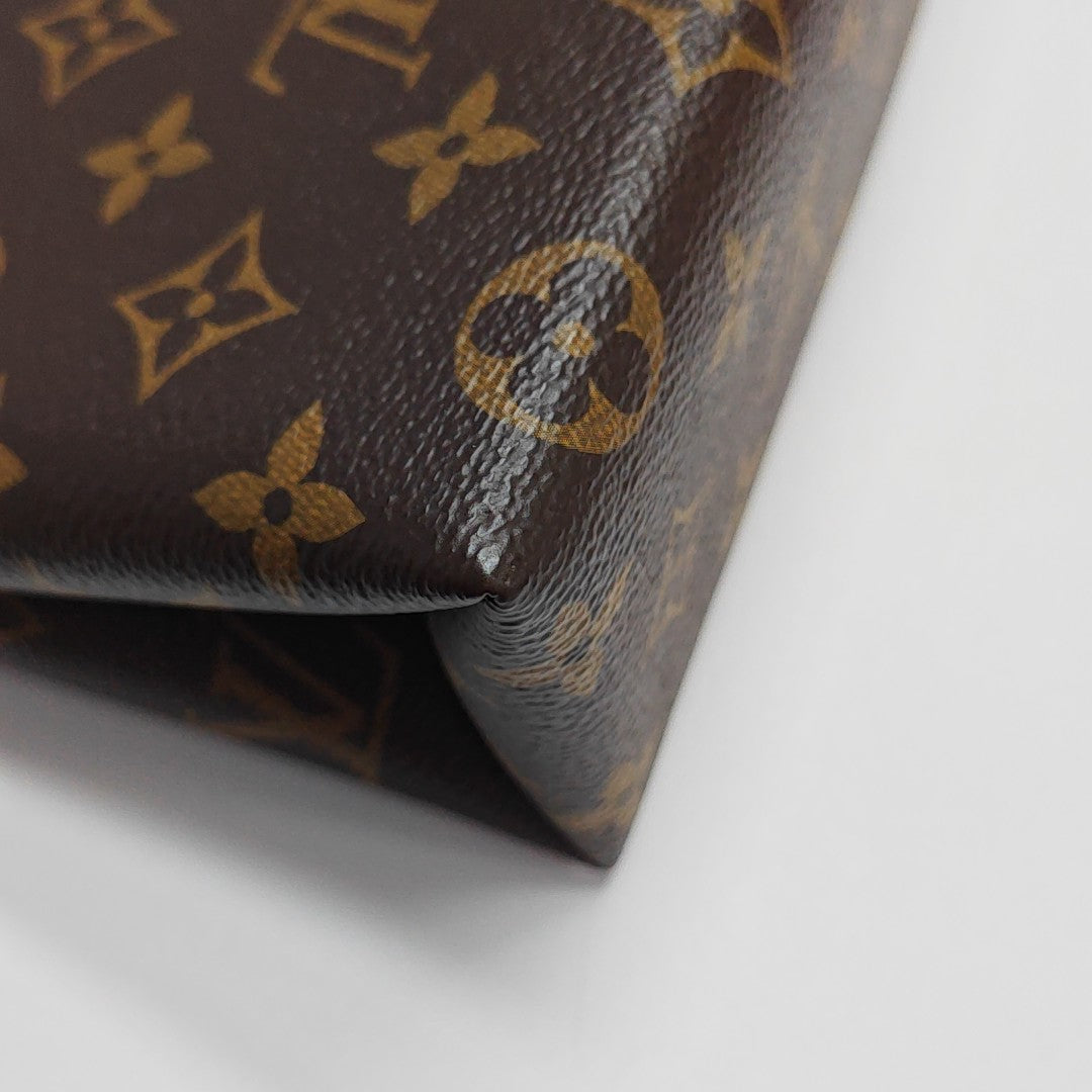 LOCKY BB Monogram Coated Canvas Brown