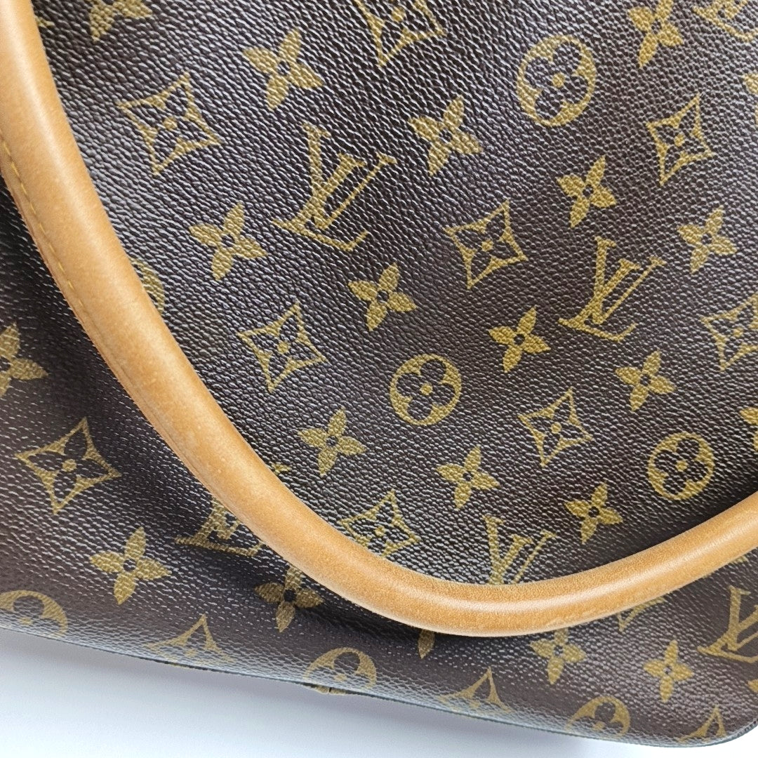 LOOPING GM Monogram Coated Canvas Brown