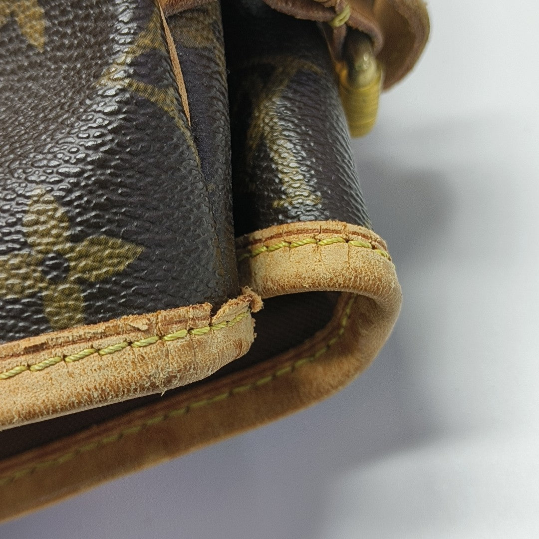 BATIGNOLLES PM Monogram Coated Canvas Brown