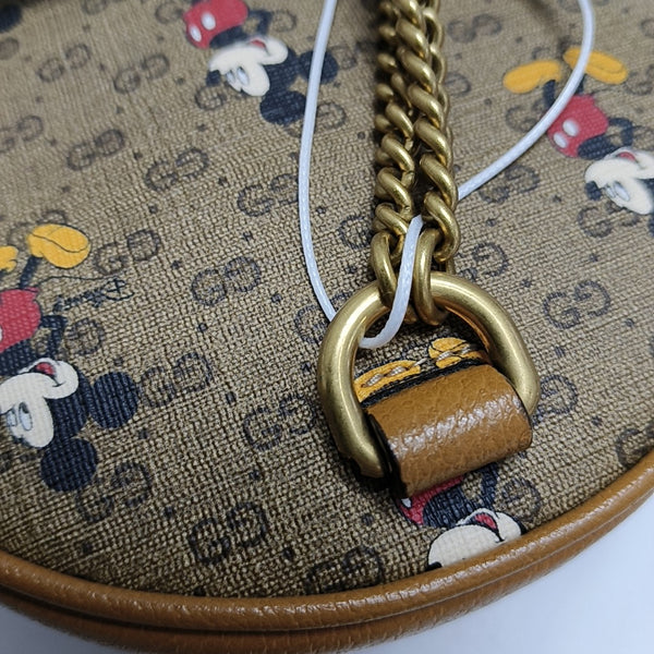 Disney X Gucci Monogram Coated Canvas Brown
