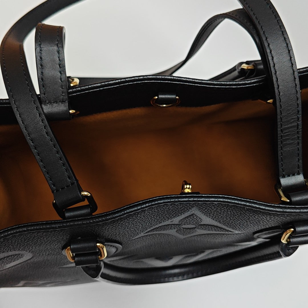ONTHEGO GM Monogram Calfskin Black
