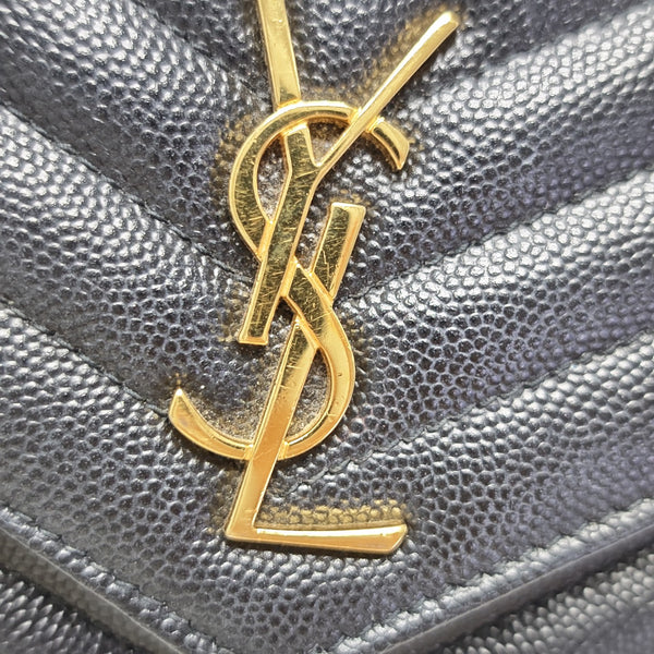 MONOGRAM WOC Chevron Calfskin Black