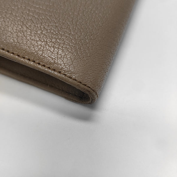 Gancini Calfskin Gray Wallet